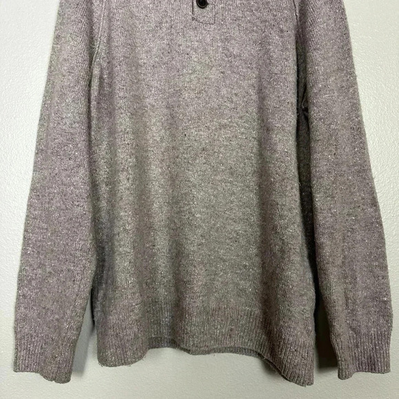 Rails Harding Pullover Sweater Wool Light Cedar/White Neps Men's XL - Picture 5 of 6
